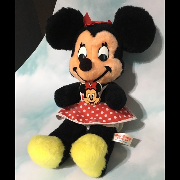 WALT DISNEY PRODUCTIONS VTG 50s MINNIE MOUSE PLUSH - Picture 1 of 16